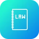 Free Derecho Libro Judicial Icono