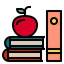 Free Libro y manzana  Icono