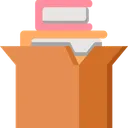 Free Libros en caja  Icono