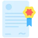 Free Licencing Certificate Degree Icon