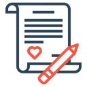 Free Liebe Brief Notiz Symbol
