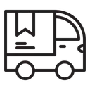 Free Kurier Kurier LKW Kiste Symbol