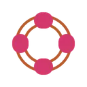 Free Lifebuoy Summer Beach Icon