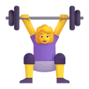 Free Lifting Weights Color Icon