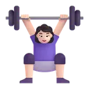 Free Lifting Weights Color Icon