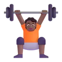 Free Lifting Weights Color Icon