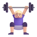 Free Lifting Weights Color Icon