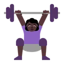 Free Lifting Weights Flat Icon
