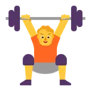 Free Lifting Weights Flat Icon