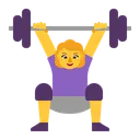 Free Lifting Weights Flat Icon