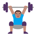 Free Lifting Weights Flat Icon