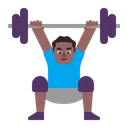 Free Lifting Weights Flat Icon