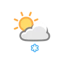 Free Light Snow Sun Icon