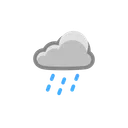 Free Light Rain Weather Icon