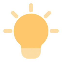Free Light bulb  Icon