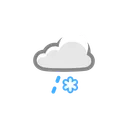 Free Light Sleet Weather Icon