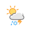 Free Light Sleet Thunder Icon