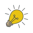 Free Lightbulb  Icon