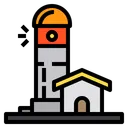 Free Lighthouse City Home Icon
