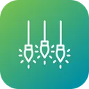 Free Lights Bauble Decoration Icon