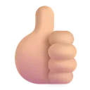 Free Up Color Medium Light Icon