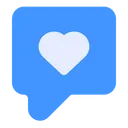 Free Like Reaction Message Icon