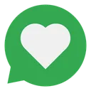 Free Like Chat Heart Icon