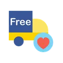 Free Like Shipping  Icon