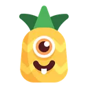 Free Pina Fruta Lindo Icono