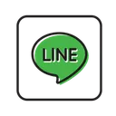 Free Line Social Media Network Icon