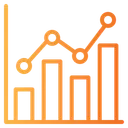 Free Line Chart Insight Market Icon