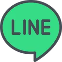 Free Line Line Logo Chat Icon