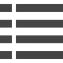 Free Lineas Lista Icono