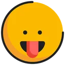 Free Emoticon Emoji Lingua Ícone