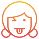 Free Lingua Emocao Rosto Ícone