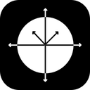 Free Linie Wissenschaft Kreis Symbol