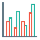 Free Linie Balken Diagramm Symbol