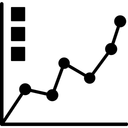 Free Liniendiagramm Analysediagramm Graph Symbol