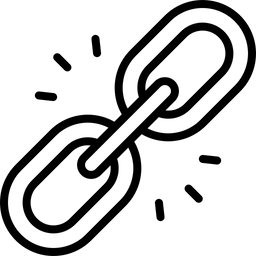 Free Linkaufbau  Symbol