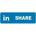 Free Linkedin share button  Icon
