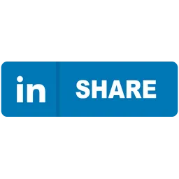 Free Linkedin share button Logo Icon