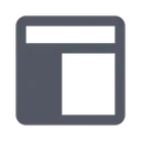 Free Linker Bereich Webseite Weblayout Symbol