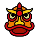 Free 사자춤 문화 춤 아이콘