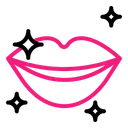 Free Lippe Make Up Pflege Symbol