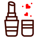 Free Lippenstift Schonheit Herz Icon