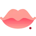 Free Cosmetics Lips Girl Icon