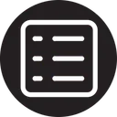 Free List Data Document Icon