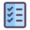 Free List Chart Paper List List Icon