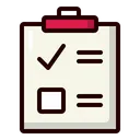 Free List Checked List Checklist Icon