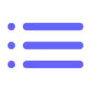 Free List Format List Menu Icon